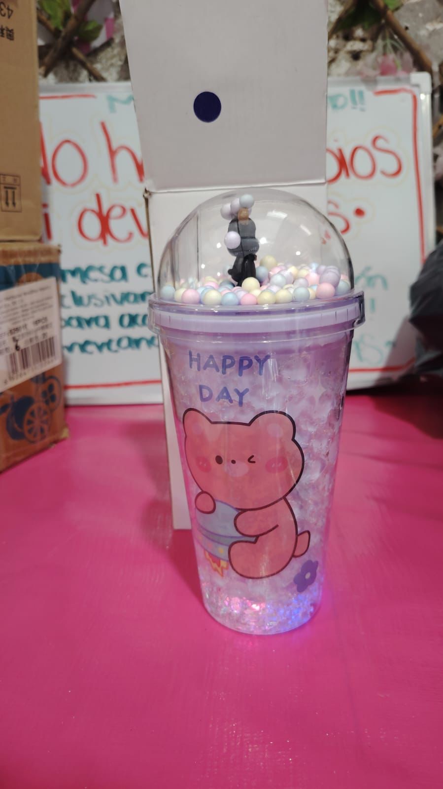 Vaso de hidrogel