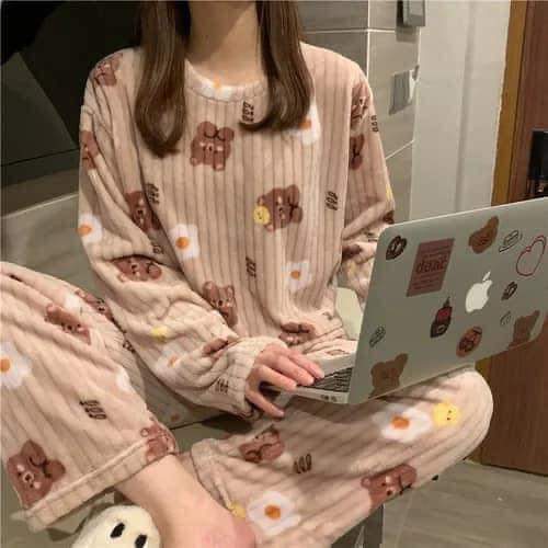 Pijama afelpada